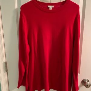 J.Jill red sweater